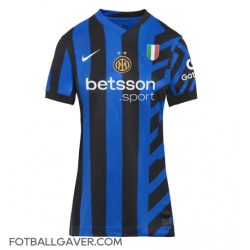 Inter Milan Fotballklær Hjemmedrakt Dame 2024-25 Kortermet Inter Milan Fotballklær Hjemmedrakt Dame 2024-25 Kortermet